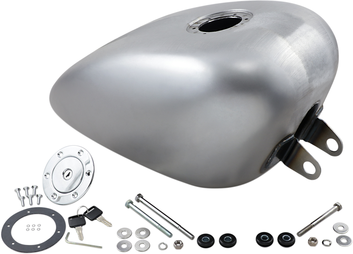 DRAG SPECIALTIES Aero-Style Gas Cap Gas Tank - 3.3 Gallons 011743-BX39