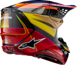 ALPINESTARS Supertech M10 Helmet - Era - MIPS® - Gloss Gold/Yellow/Rio Red - Large 8301223-5938-L