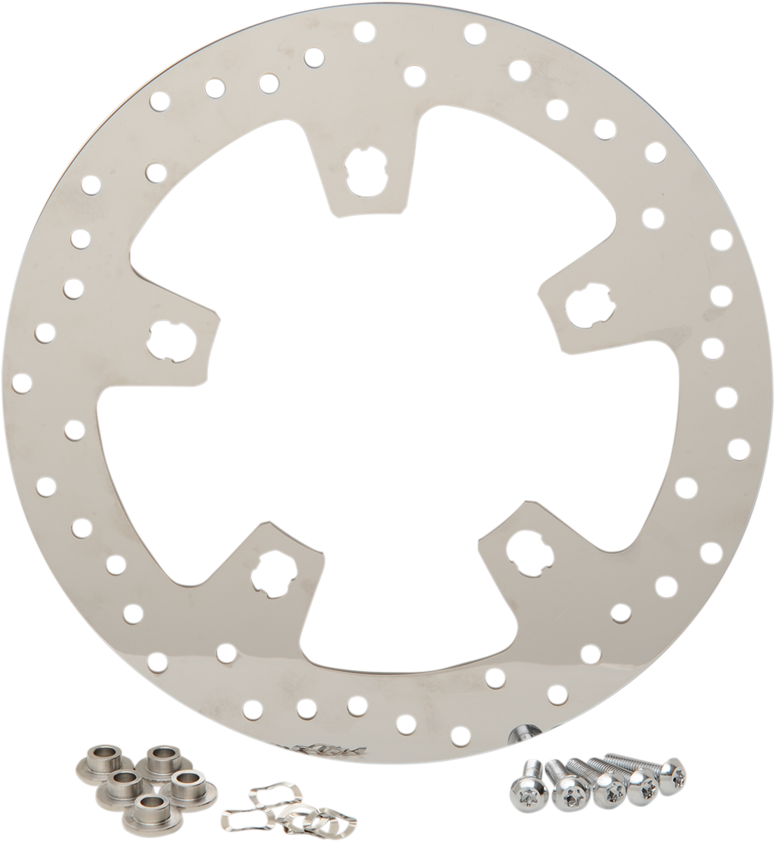 DRAG SPECIALTIES Drilled Brake Rotor - Front - 11.8" - Touring B06-0194ASP