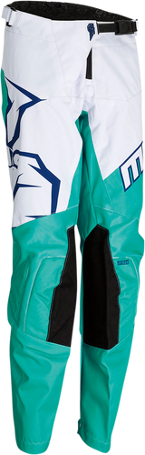 MOOSE RACING Youth Qualifier Pants - Mint/White/Navy - 26 2903-1981