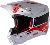 ALPINESTARS SM5 Helmet - Bond - White/Red - Large 8303522-2032-LG