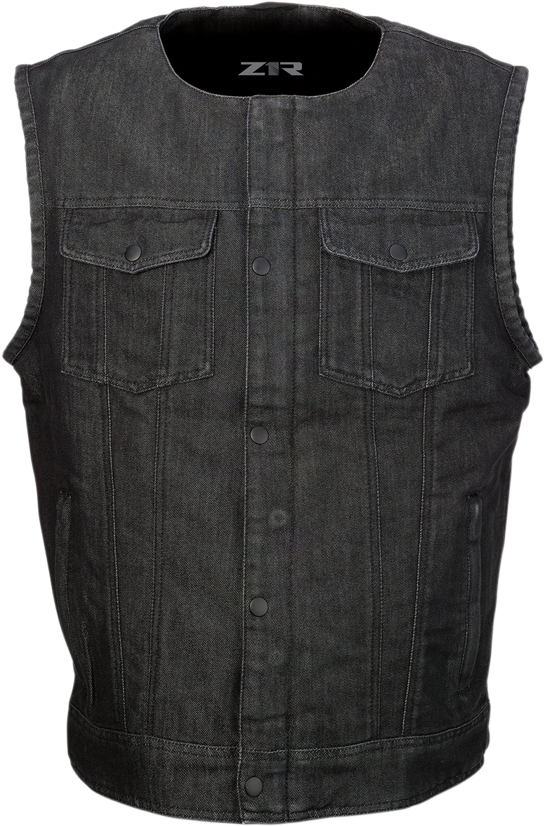 Z1R Ganja Denim Vest - Black - 2XL 2830-0508