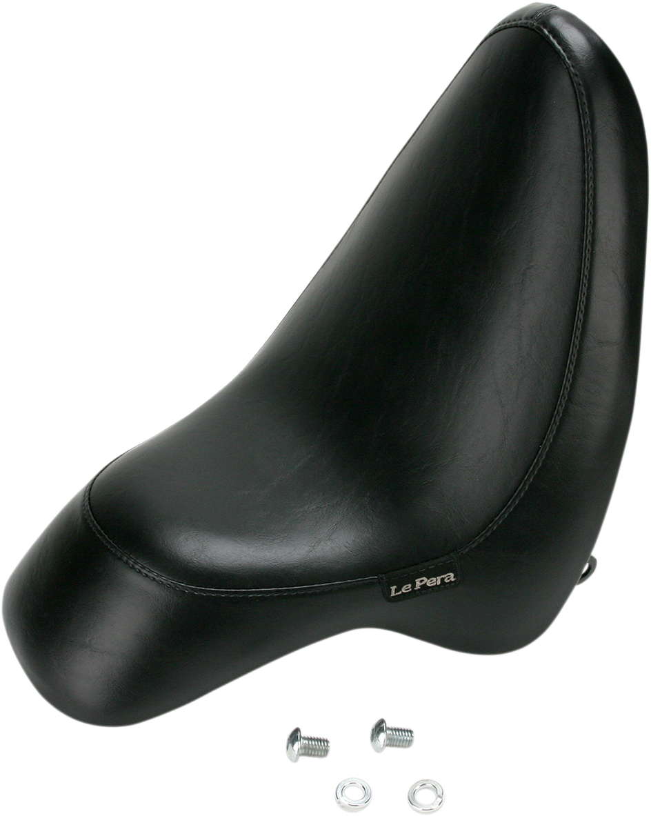 LE PERA Silhouette Solo Seat - Smooth/Bullet - Black - Softail '00-'05 LX-280