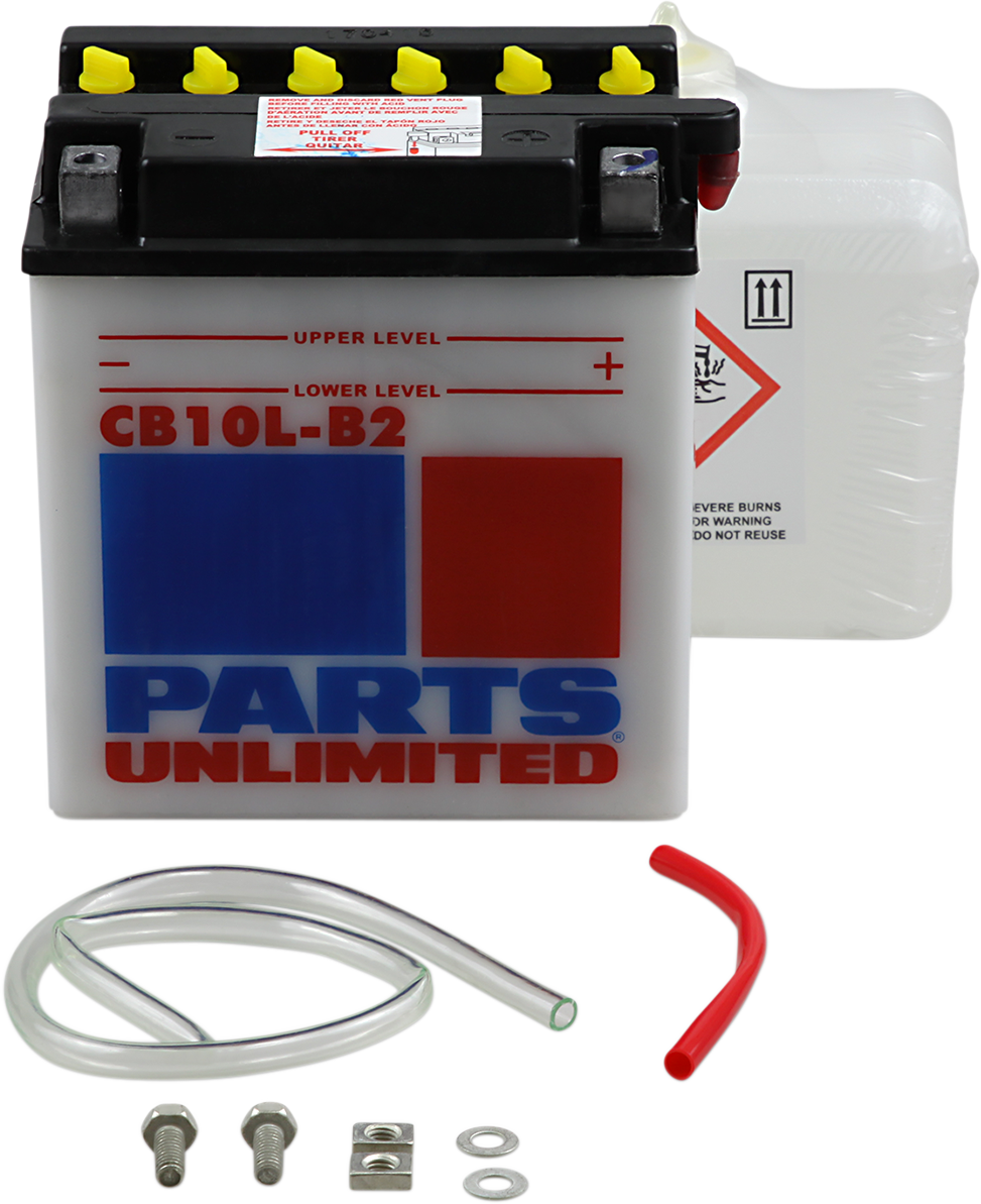 Parts Unlimited Battery - Yb10l-B2 Rcb10l-B2-Fp