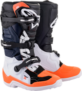 ALPINESTARS Youth Tech 7S Boots - Black/Orange/White - US 3 2015017-1241-3