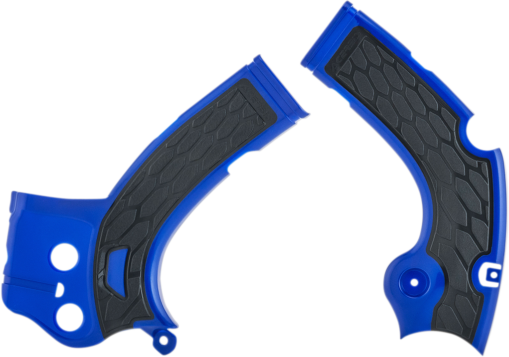 ACERBIS X-Grip Frame Guards - Blue/Black 2640271034