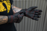 BILTWELL Borrego Gloves - Redline - Medium 1506-0108-303