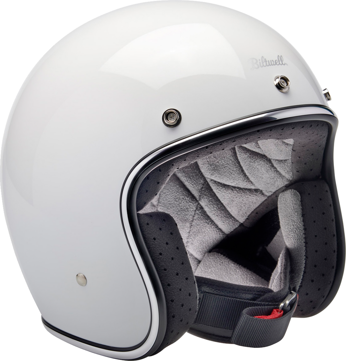 BILTWELL Bonanza Helmet - Gloss White - Large 1001-164-204