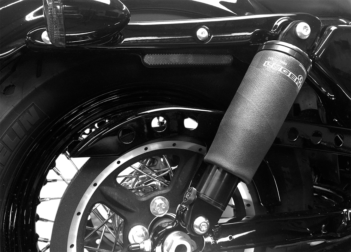 LEGEND SUSPENSION AIR-A Sportster Adjustable AIR Suspension - Black - Standard - For Non ABS Models 1311-0149