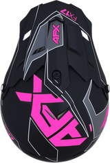 AFX FX-17 Helmet - Aced - Matte Black/Pink - Small 0110-6510