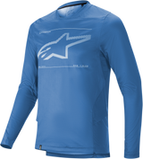 ALPINESTARS Drop 6.0 Jersey - Long-Sleeve - Blue - 2XL 1766420-7310-2X