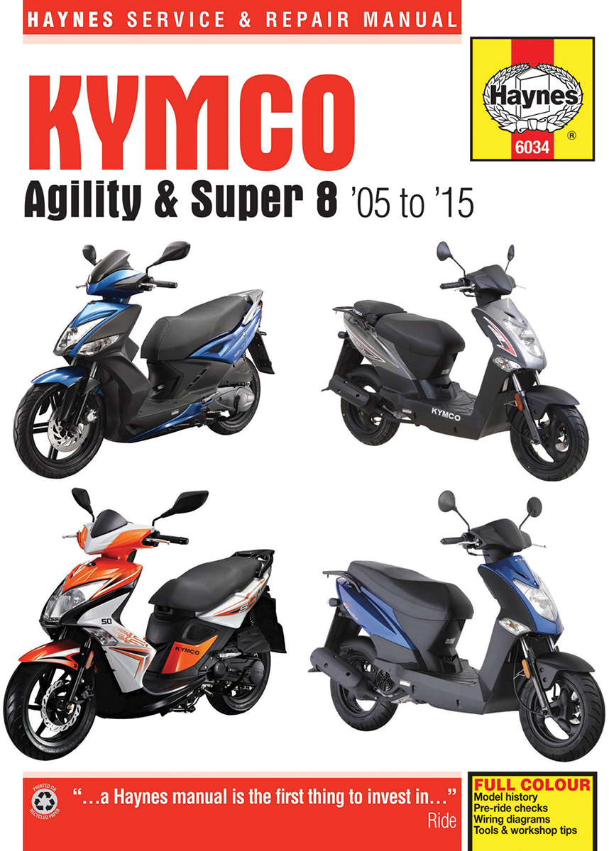 HAYNES Manual - Kymco AGS8 '05-'15 M6034