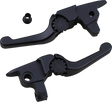 POWERSTANDS RACING Lever Set - Anthem - Shorty - Black 12-01661-22