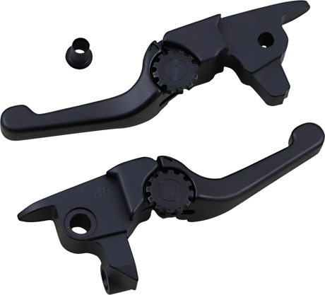 POWERSTANDS RACING Lever Set - Anthem - Shorty - Black 12-01661-22