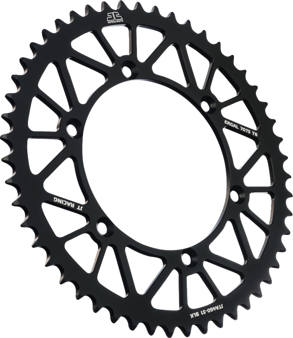 JT SPROCKETS Rear Sprocket - Black - 51 Tooth - Kawasaki JTA460.51BLK