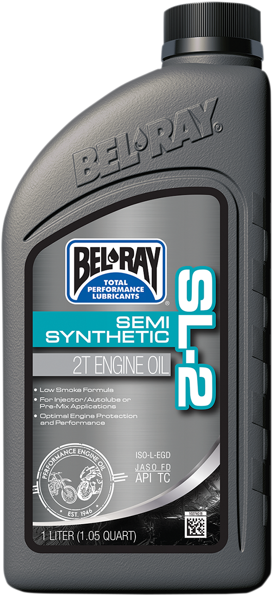 BEL-RAY SL-2 Semi-Synthetic 2T Oil - 1L 99460-B1LW