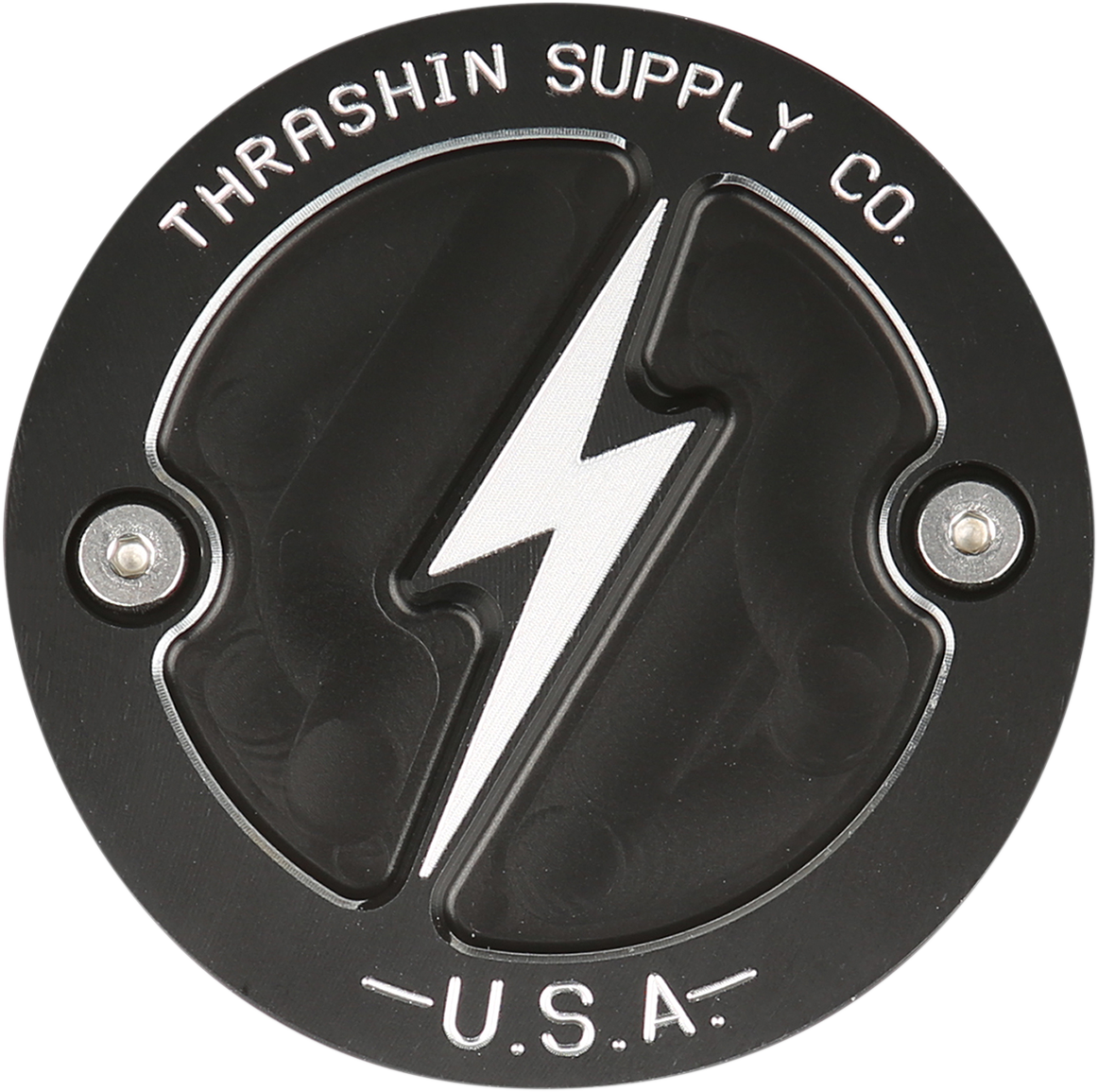 THRASHIN SUPPLY CO. Points Cover - Dished Black TSC-3027-4