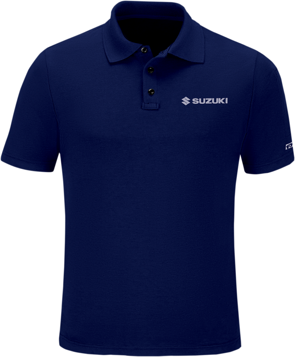 FACTORY EFFEX Suzuki Polo Shirt - Navy - Medium 25-85402