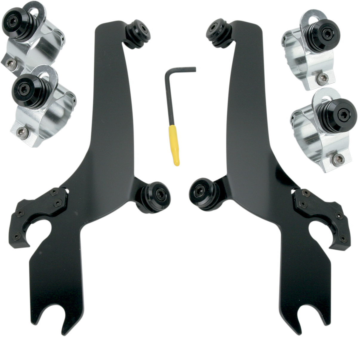 MEMPHIS SHADES Sportshield Trigger-Lock Mounting Kit - Black - Wide MEB8920