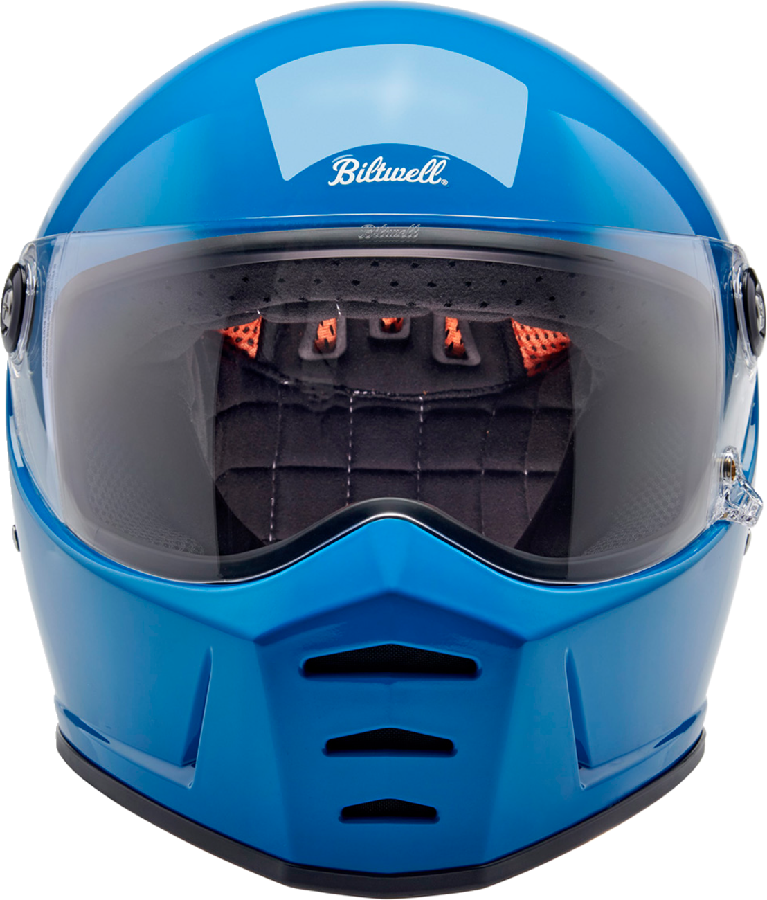 BILTWELL Lane Splitter Helmet - Gloss Tahoe Blue - Medium 1004-129-503