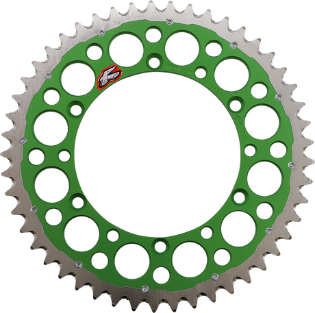 RENTHAL Twinring™ Rear Sprocket - 49 Tooth - Green 112052049GPGN