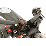 GILLES TOOLING Reservoir Cover - Brake - Front - Black Kawasaki/Honda/KTM/Ducati /Indian /Aprilia /Pan America   BRC-06-B