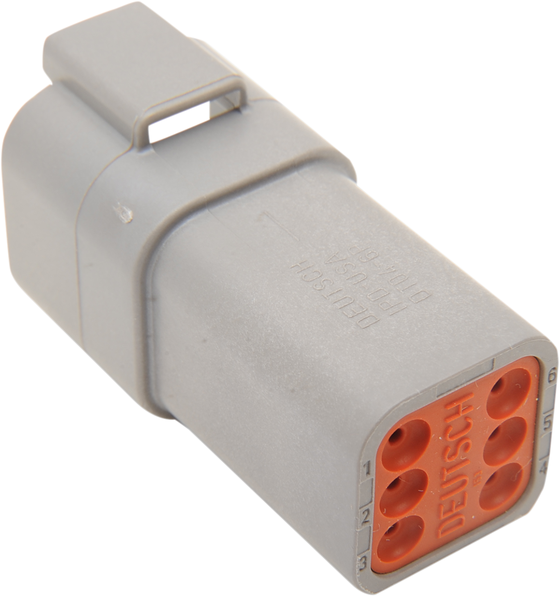 NAMZ Deutsch Receptacle - 6 Pin - Gray DR-6G