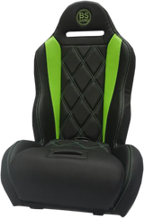 BS SAND Performance Seat - Big Diamond - Black/Green PBUBLBDKW