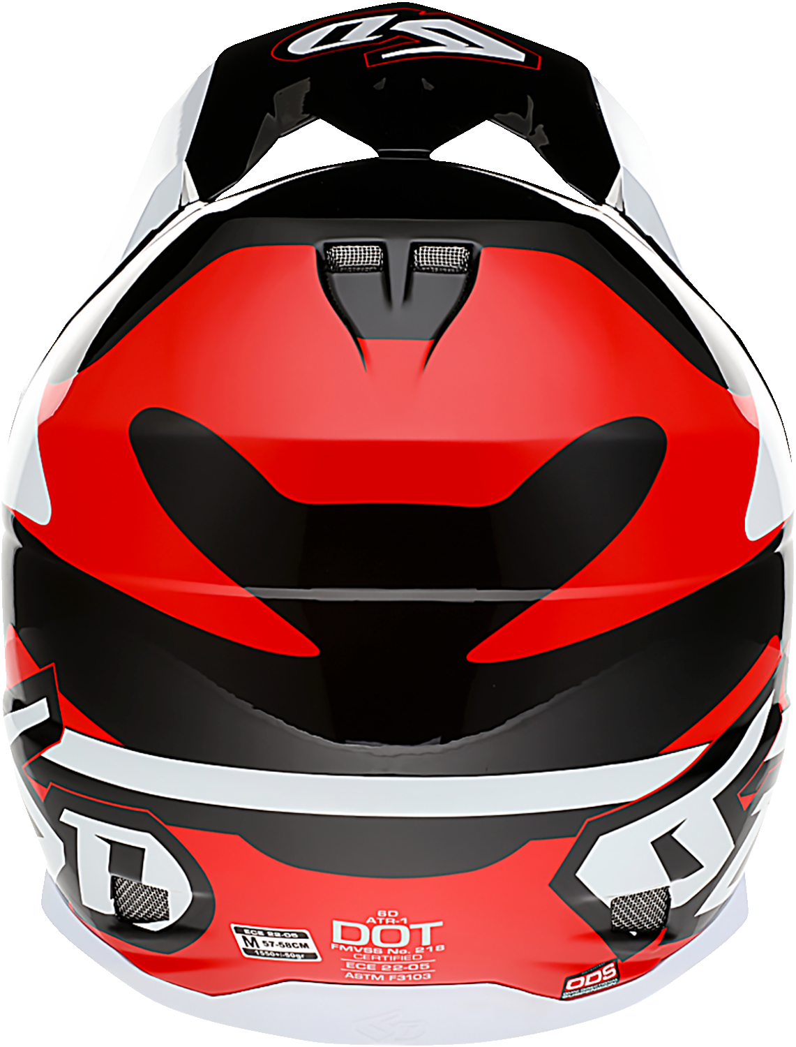 6D ATR-1 Helmet - Apex - Red - Large 10-4537