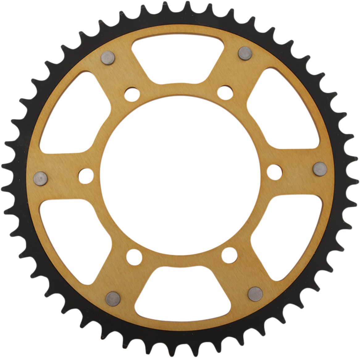 SUPERSPROX Stealth Rear Sprocket - 48 Tooth - Gold - Kawasaki/Yamaha/Suzuki RST-486-48-GLD