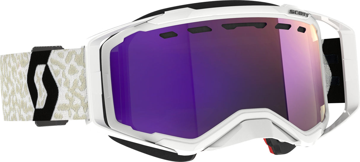 SCOTT Prospect Snwcrss Goggle Wht/Blk Enhncr Purple Chrome 272846-1035316