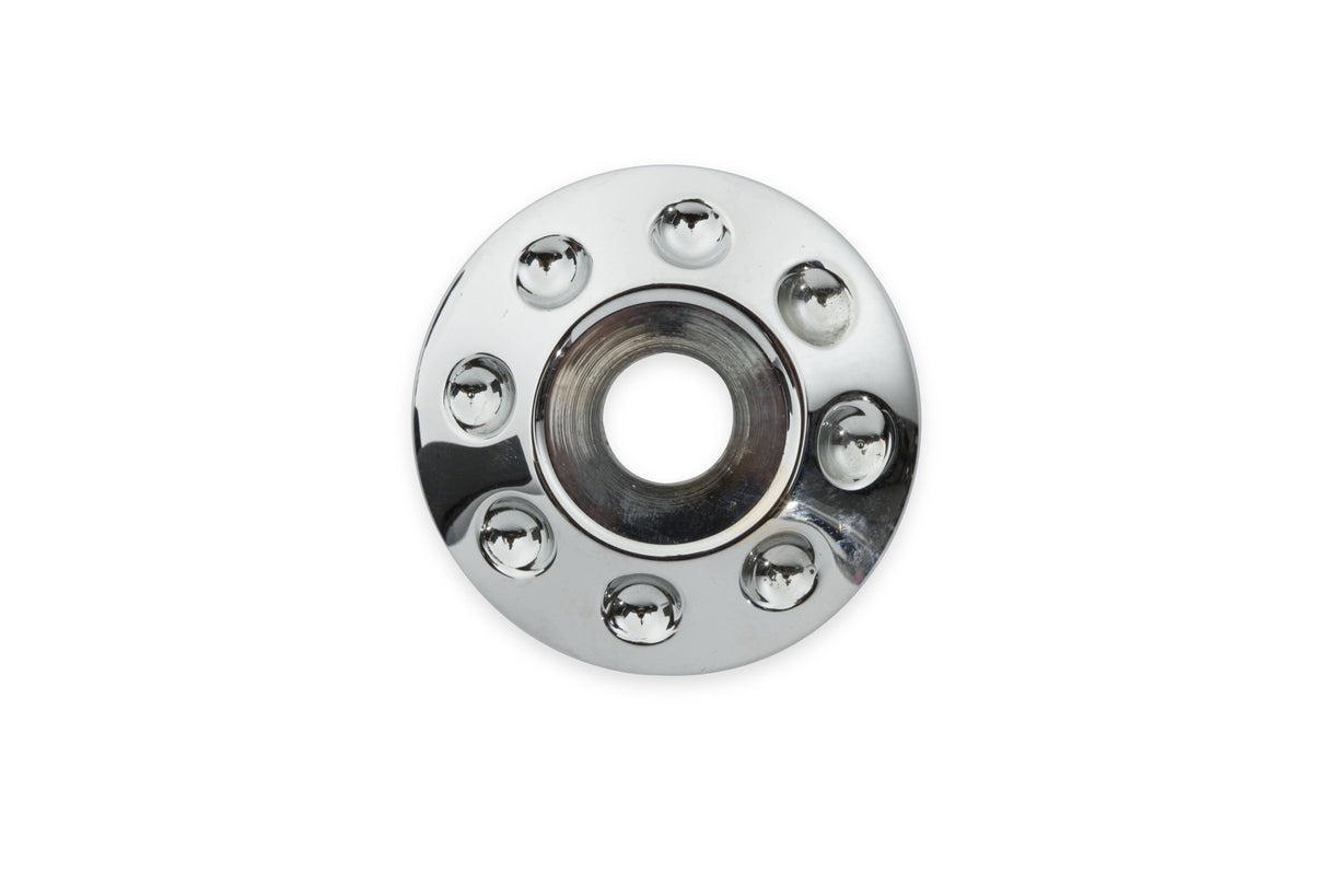 BAGGERNATION Yaxle W/Domino Caps Chrome `08-Up Flh/T 25mm YAXLE-08-DM-C