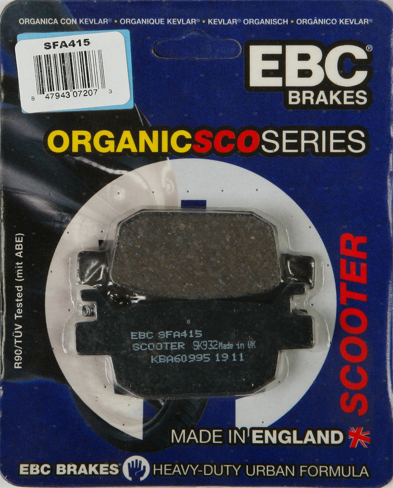 EBC Brake Pads Sfa415 Organic SFA415