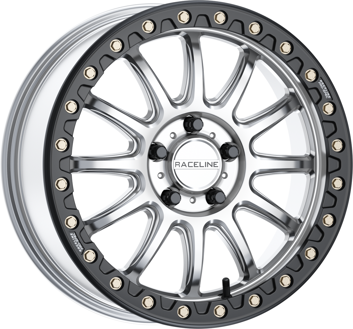 RACELINE Alpha Bdlk 17x7 5/4.5 (+40mm) Silver/Blk A14SB-77012+40