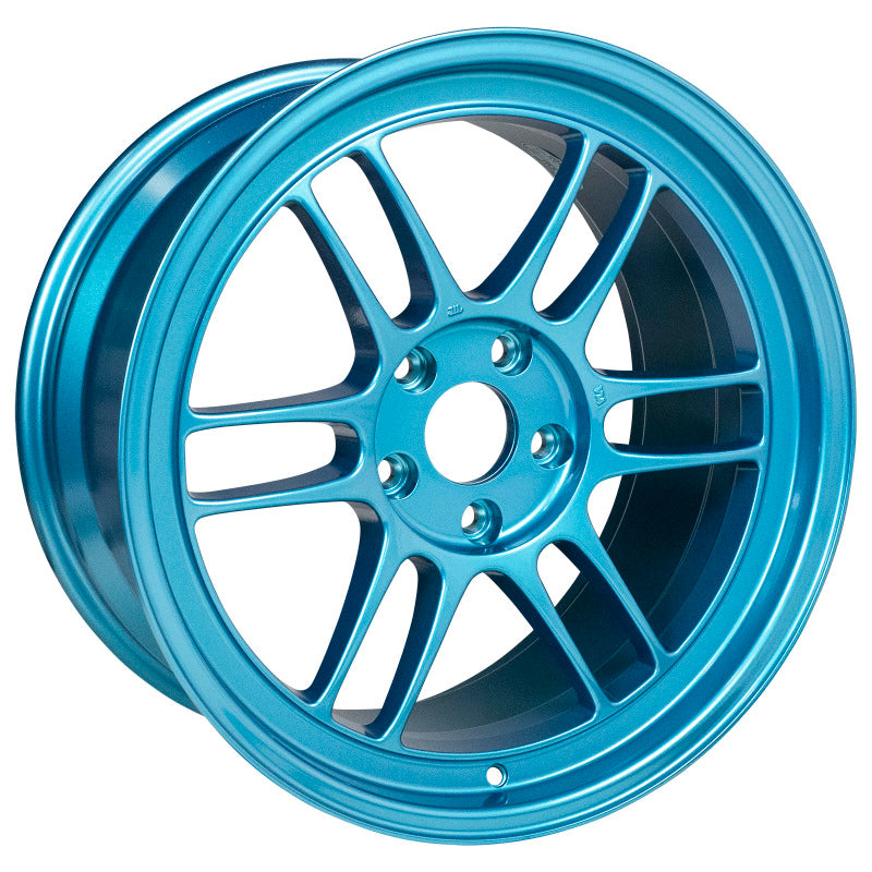 Enkei RPF1 18x9.5 5x114.3 38mm Offset 73mm Bore Emerald Blue Wheel (MOQ 40) 3798956538EB