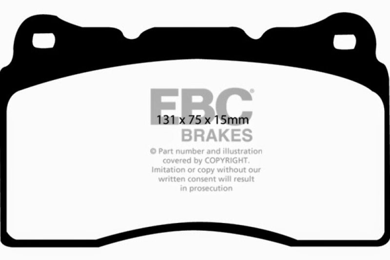 EBC 04-08 Acura TL 3.2 (Manual)(Brembo) Greenstuff Front Brake Pads DP21210