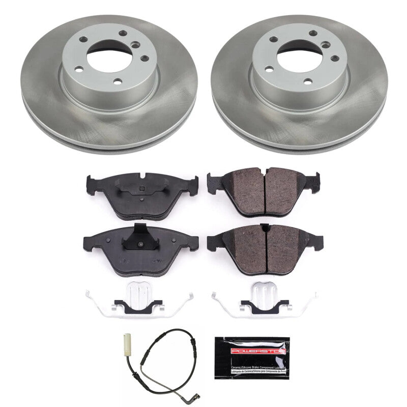 Power Stop 2008 BMW 328xi Front Semi-Coated Rotor Kit