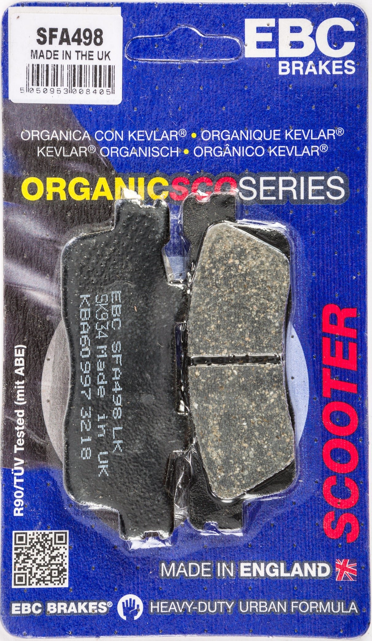 EBC Brake Pads Sfa498 Organic SFA498