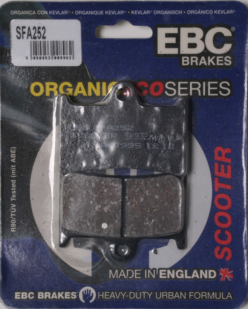 EBC Brake Pads Sfa252 Organic SFA252