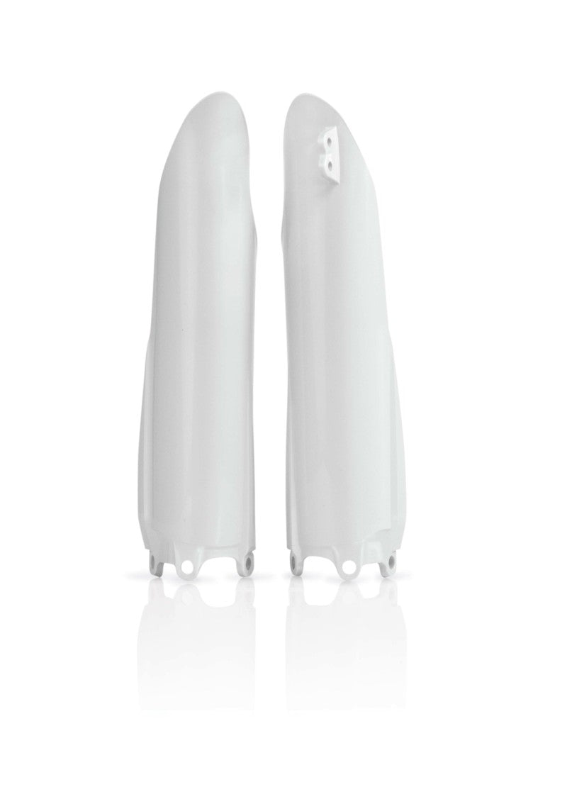 Acerbis 08-14 Yamaha YZ/ 08-09 YZF Lower Fork Cover Set - White 2113770002