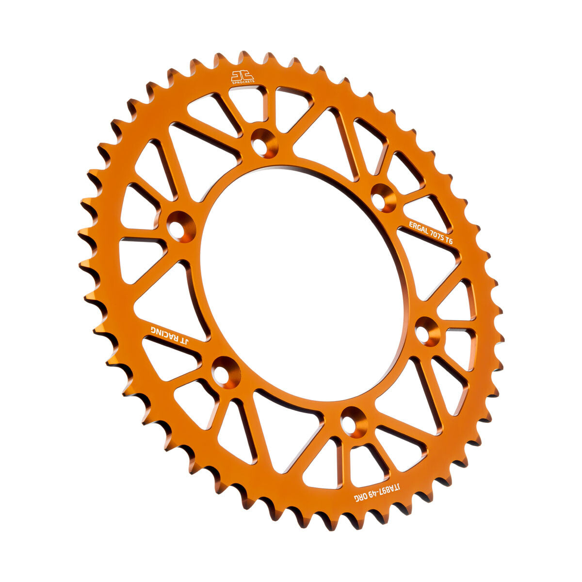 JTRear Racelite Sprocket Alum 49t-520 Org Hus/Husq/KtmJTA897.49ORG