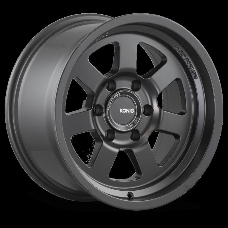 Konig HT2 17X8.5 6X139.7 ET-6 Matte Black H2876139N65