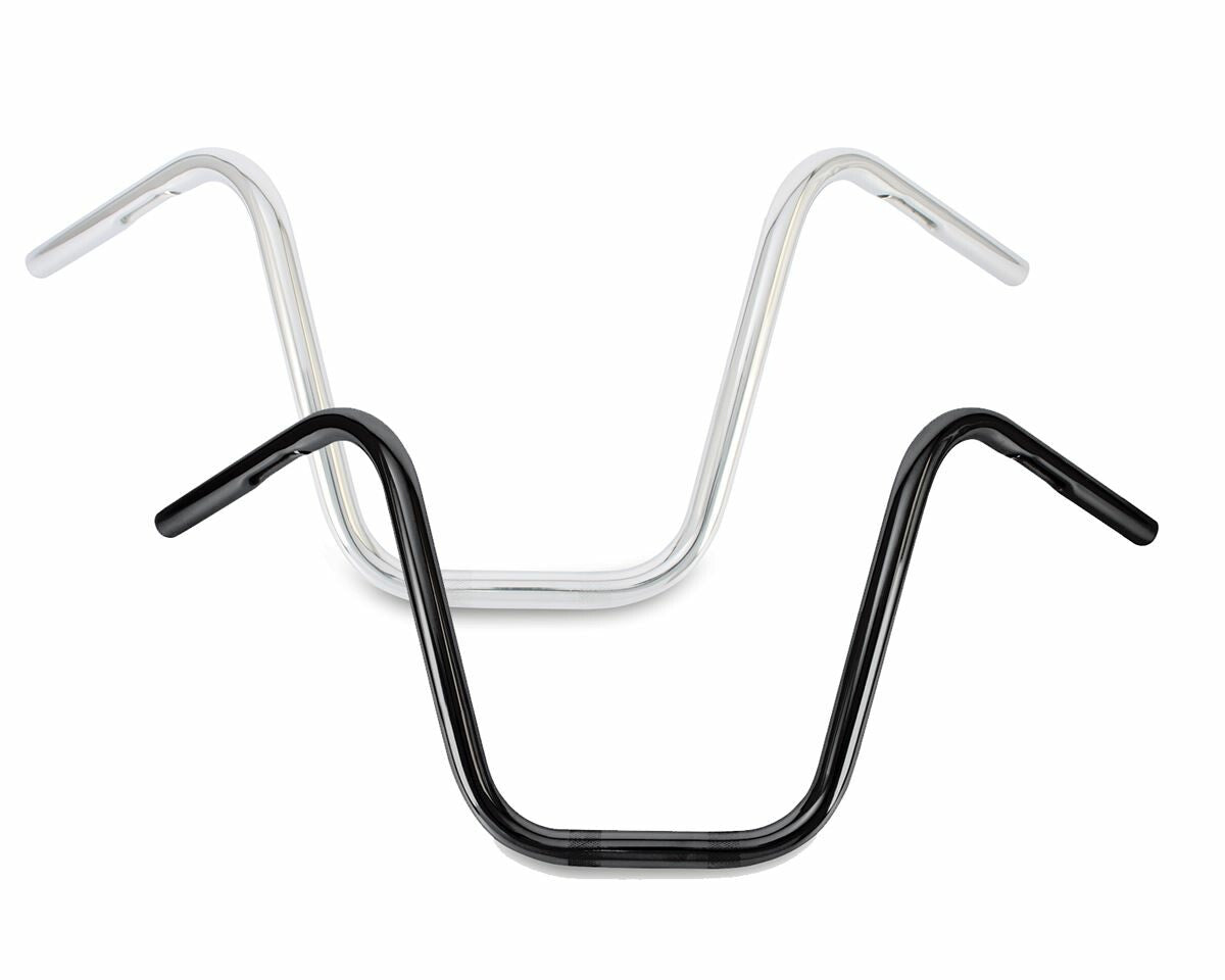 BURLY BRAND Narrow 12" Apehangers 1" Chrome B28-349