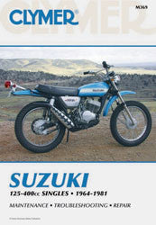 CLYMER Repair Manual Suz 125-400cc CM369