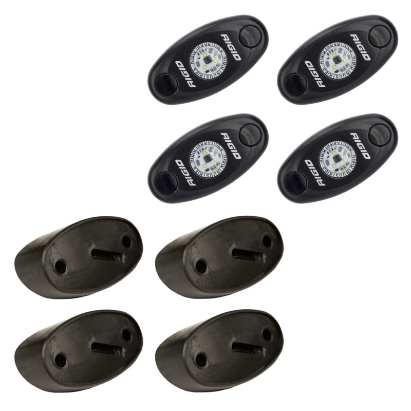 Rigid Industries Rock Light Kit- Blue (4 lights) 400233