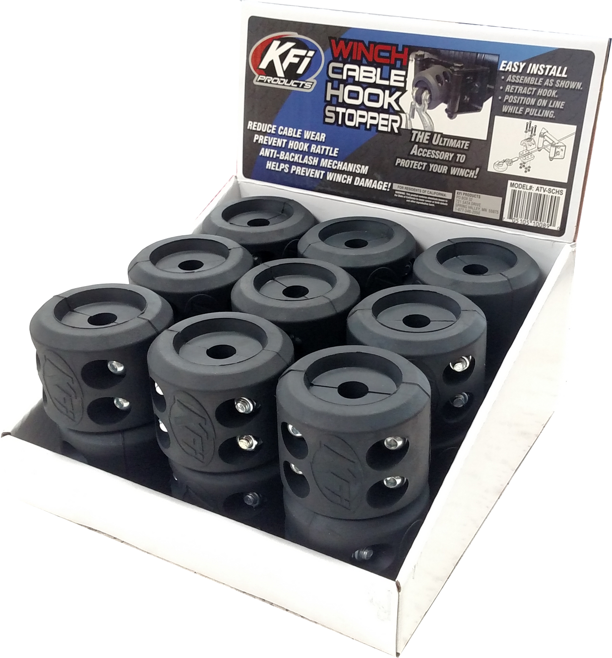 KFICable Stopper Counter Display 18/PkBOX-SCHS