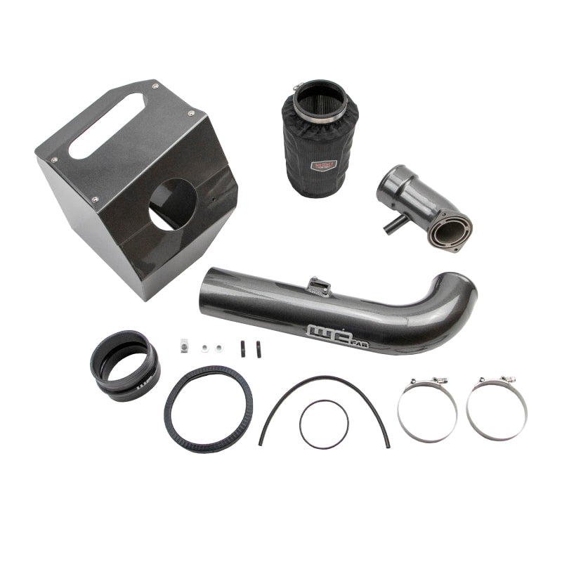 Wehrli 17-19 Chevrolet 6.6L L5P 4in Intake Kit Stage 2 - WCFab Grey WCF100360-GRY