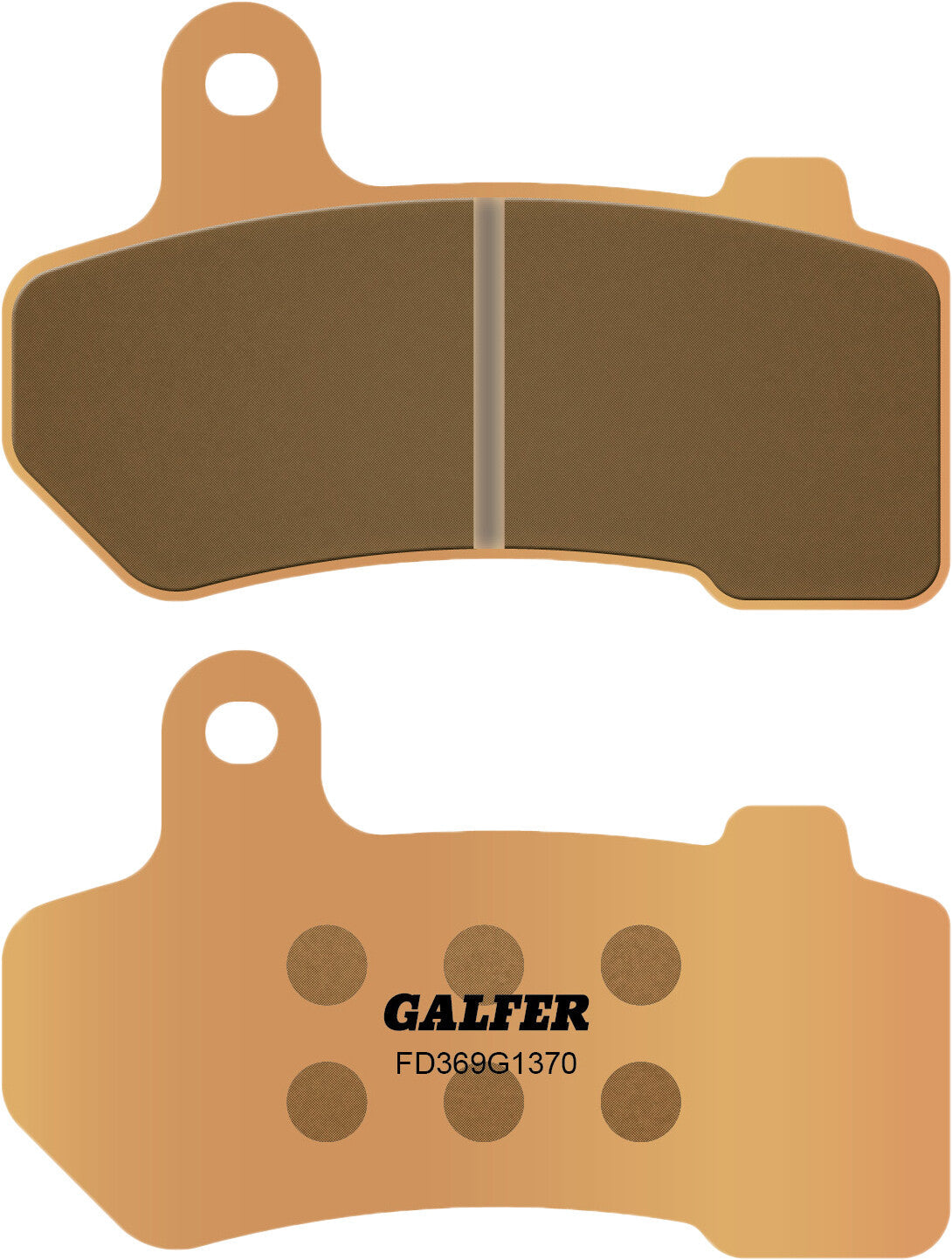 GALFER Brake Pads Hh Sintered Fr/Rr `08-19 Flh (Ex. Trike) FD369G1370