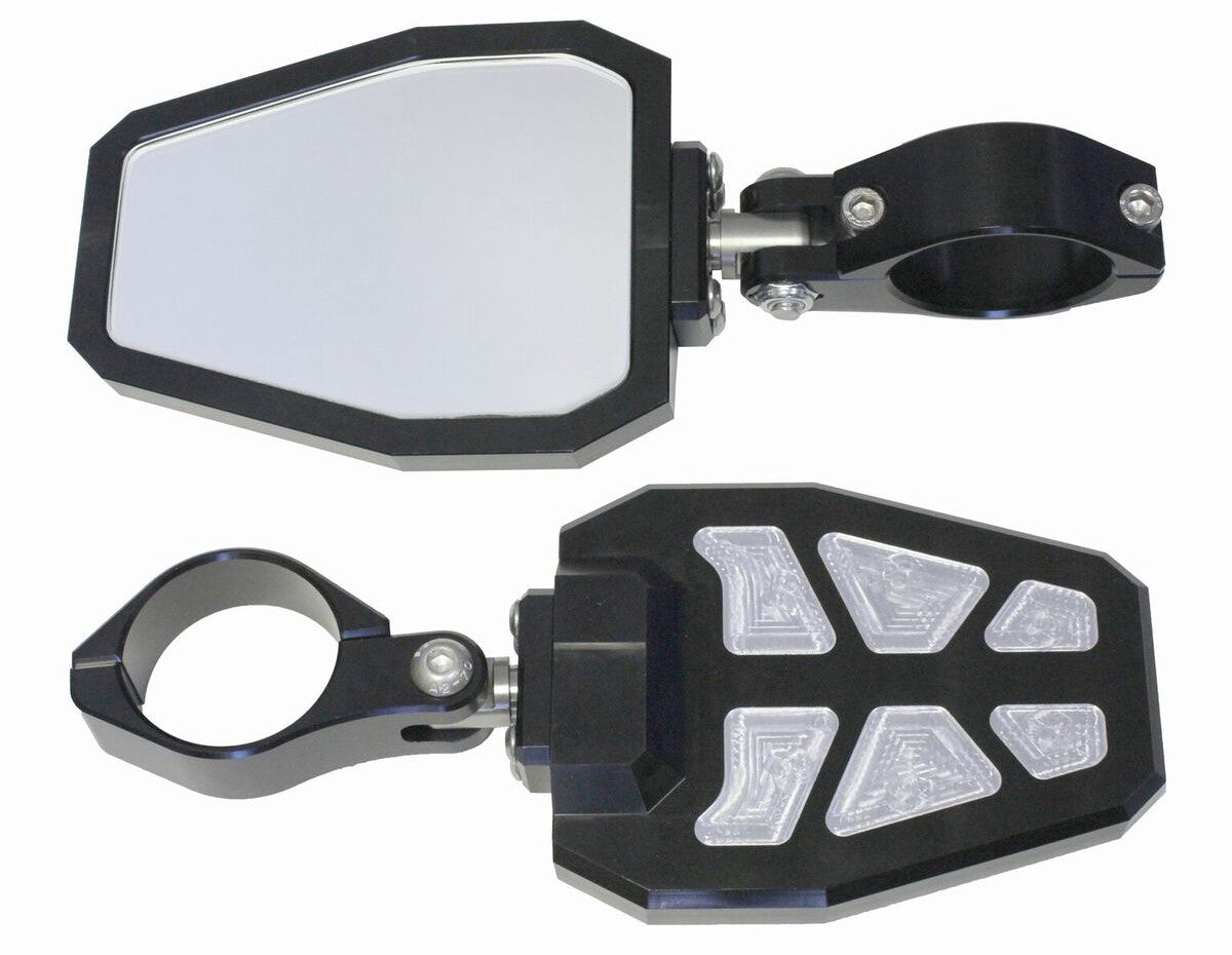 MODQUADSide Mirror Black Bezel Pr 1.75" Recut PocketsSIDE-1.75-PBLK