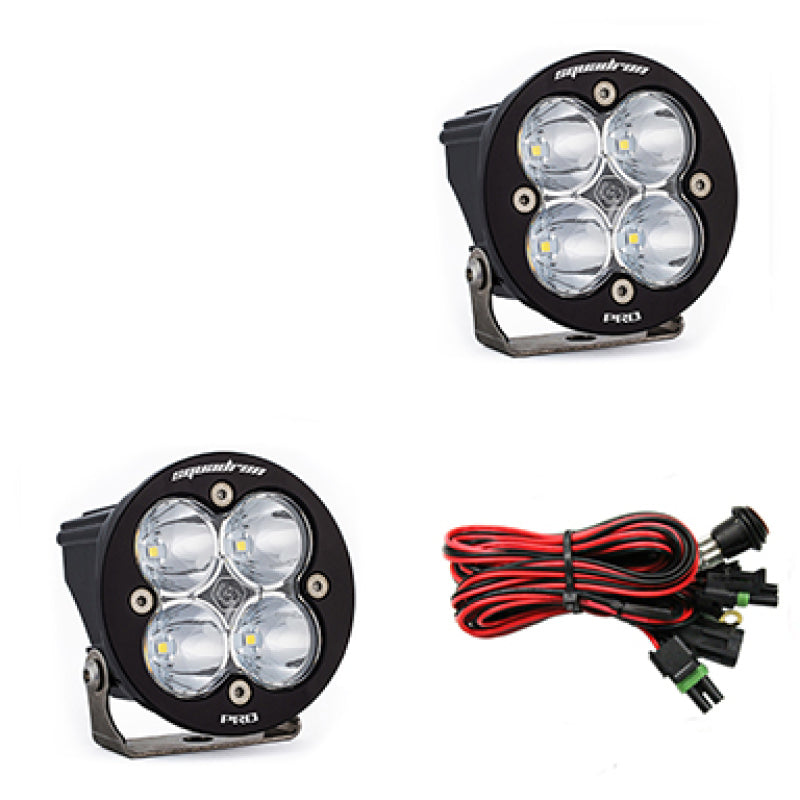 Baja Designs Squadron R Pro Spot LED Light Pods - Clear 597801